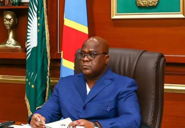 Félix Tshisekedi en visioconférence à la réunion SADC-EAC